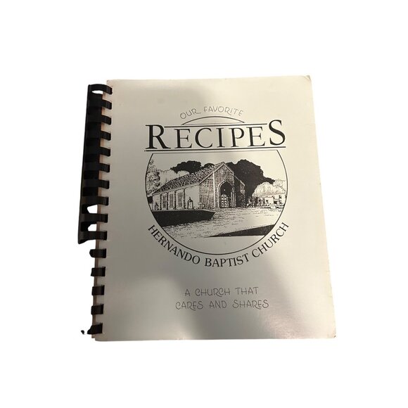 Our Favorite Recipes Hernando Baptist Church Spiral-Bound Cookbook - Picture 1 of 3